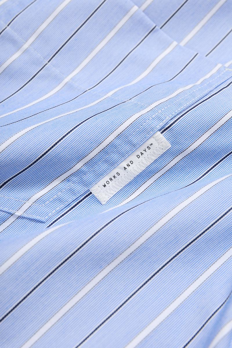 pale blue stripe